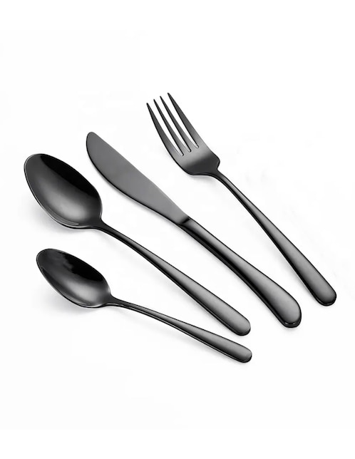 Set cubiertos Kasablanka de acero inoxidable 16 piezas