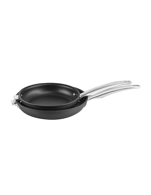 Set de sartenes Cuisinart Smartnest aluminio anodizado