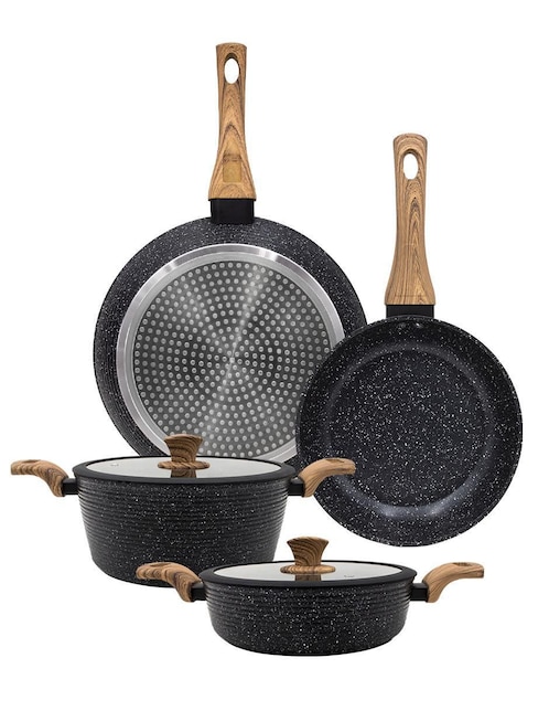 Set de sartenes queen sense love cook  "de" mármol