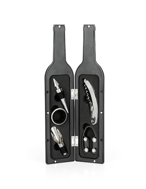Set sacacorchos de dos tiempos Crown Baccara Vinset de metal