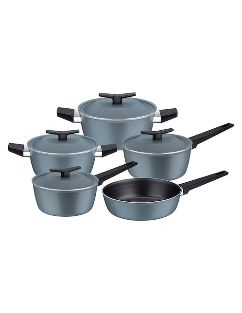 Batería de cocina Tramontina 28399142 de aluminio antiadherente starflon excellent 9 piezas