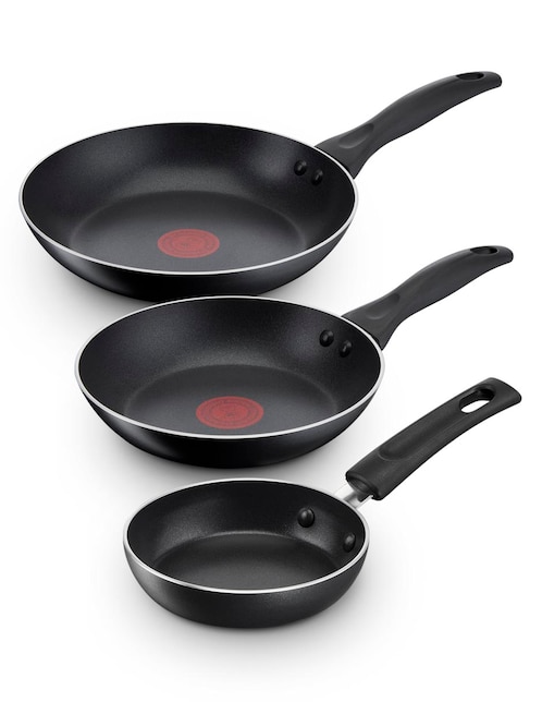 Set de sartenes T-FAL Easy care de aluminio 3 piezas