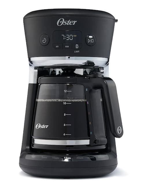 Cafetera Oster 12 tazas negra