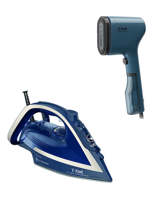 Set plancha T-Fal FV68DT20B2S suela Durilium airglide