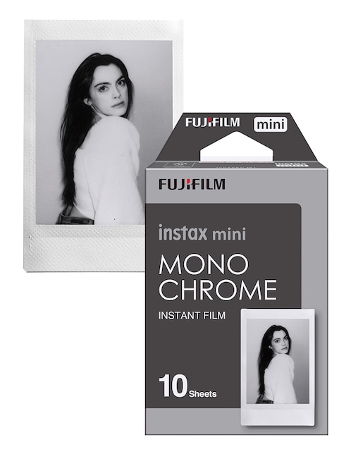 Papel fotográfico Fujifilm modelo Instax Mini Monochrome
