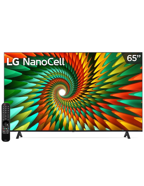Pantalla Smart TV LG NanoCell de 65 pulgadas 4K UHD 65NANO77SRA