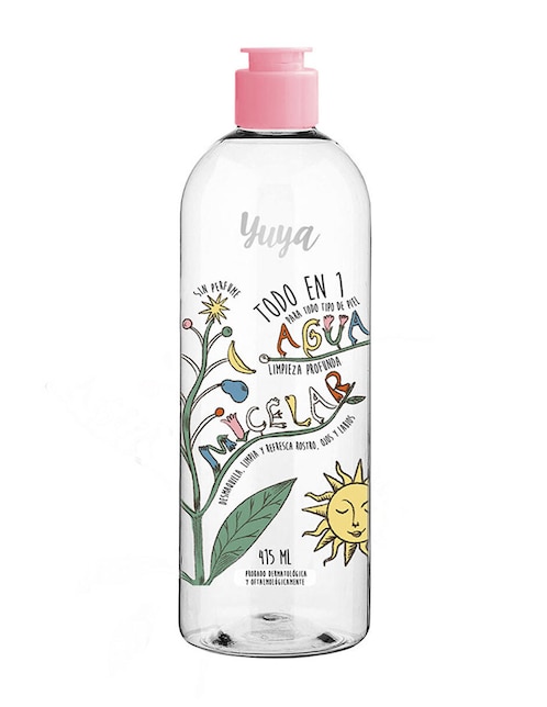 Limpiador facial Agua micelar Yuya para desmaquillar