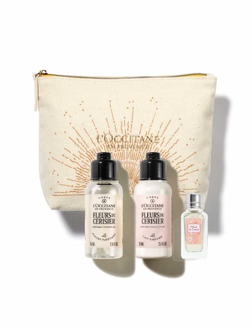 Kit tratamiento para cuerpo Cherry minis hidratante Loccitane