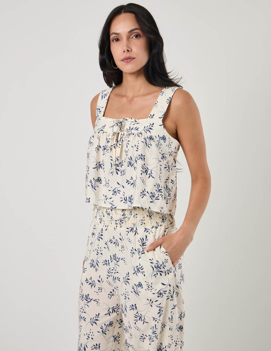 Top Petite Studio escote cuadrado tirante ancho