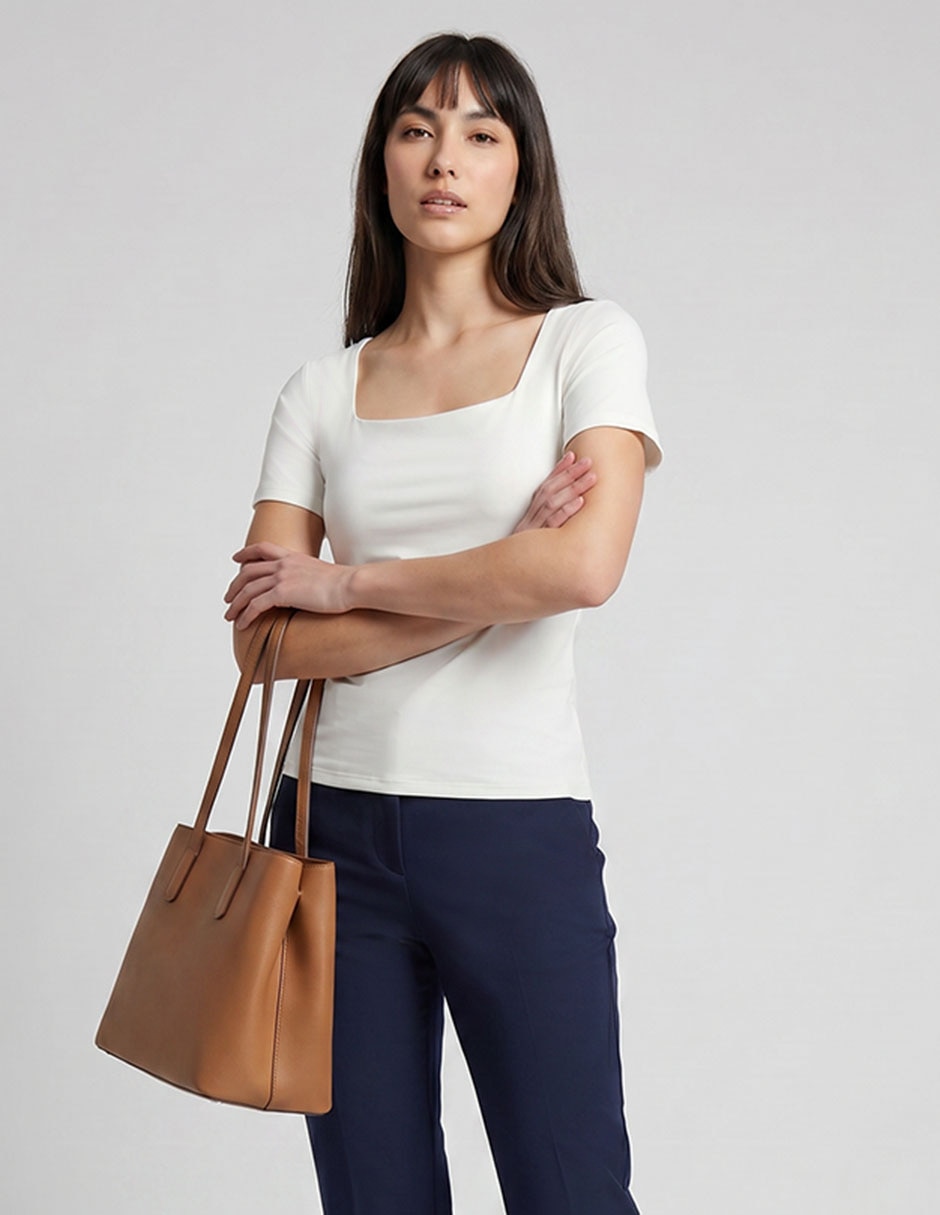 Blusa Petite Studio manga corta para mujer