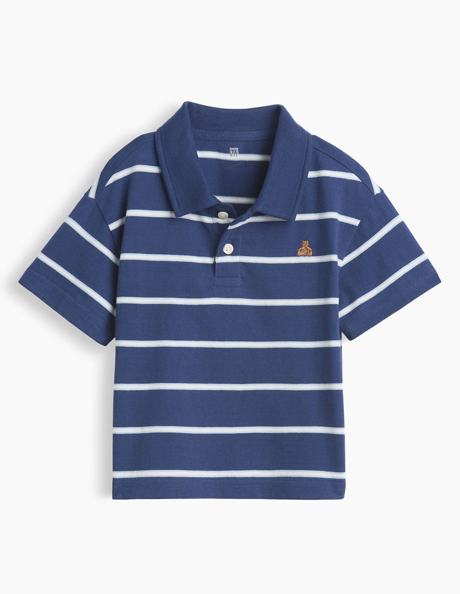PLAYERA POLO GAP 898696, 4T AÑOS, AZUL