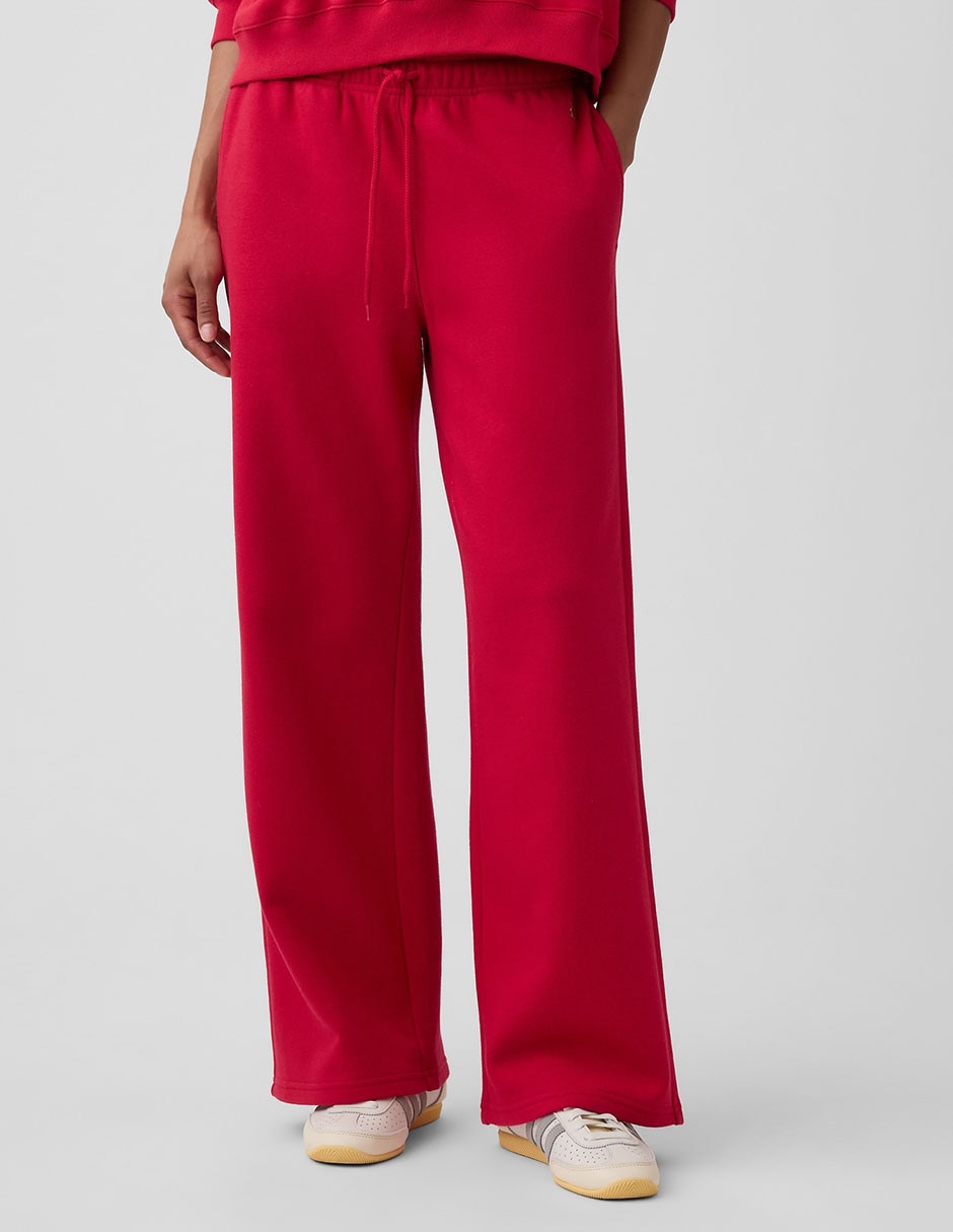 Pants straight con agujeta para mujer
