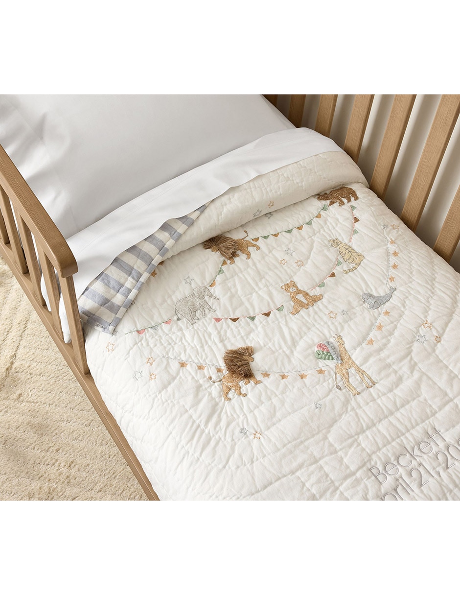 COLCHA PARTY ANIMALS, CUNA, MULTICOLOR