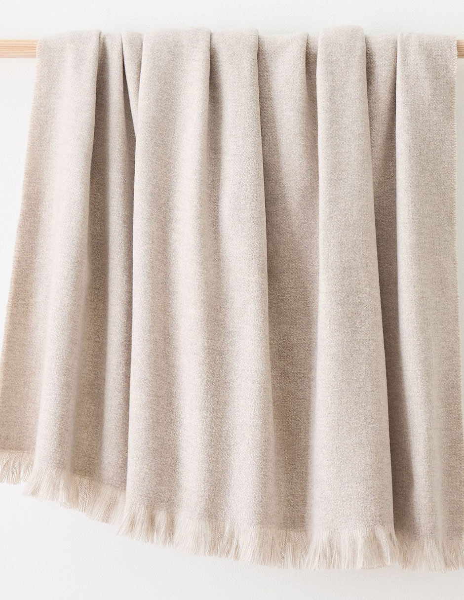 Frazada de tejido plano Brushed Woven Throw