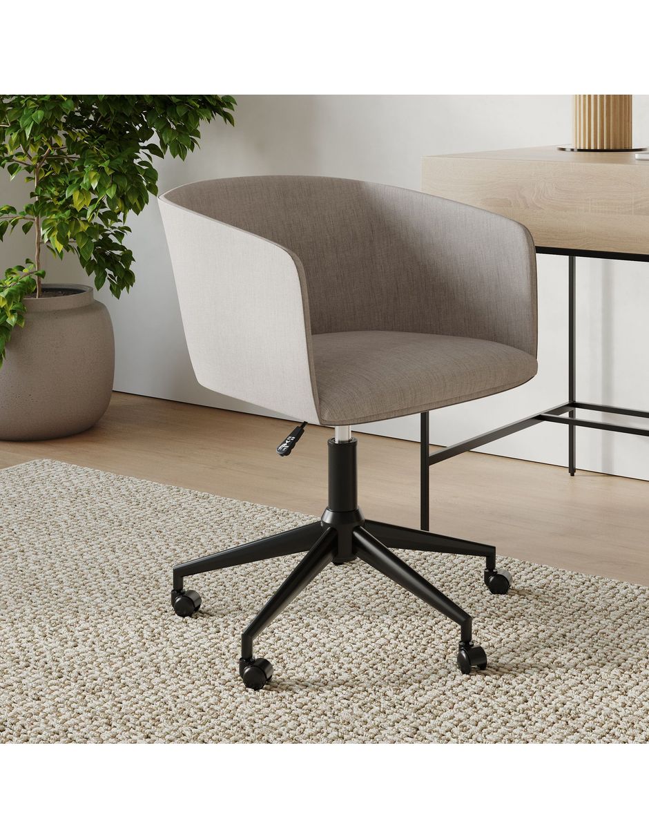 Silla oficina Deacon de metal