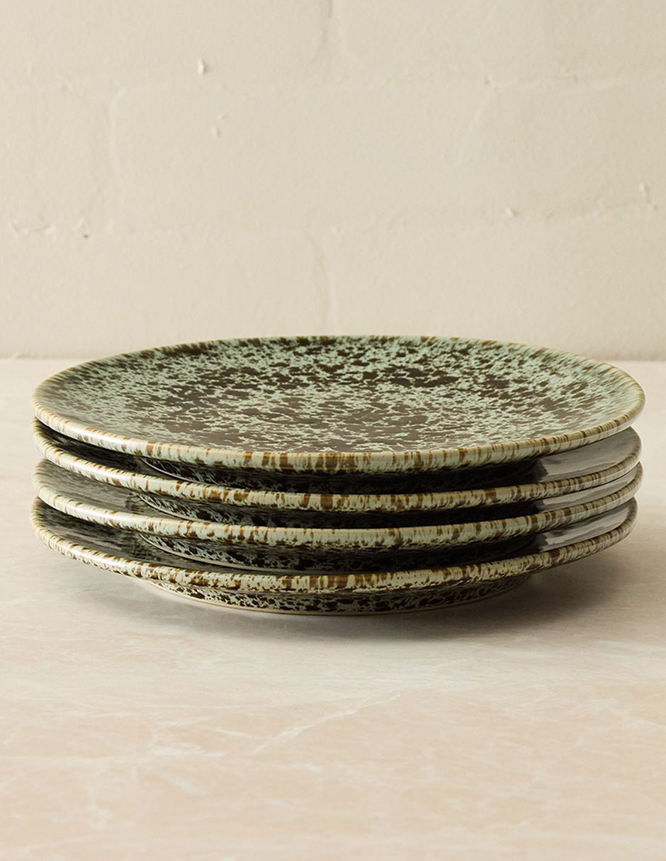 Set Plato ensalada Tavi Dinnerware Verde