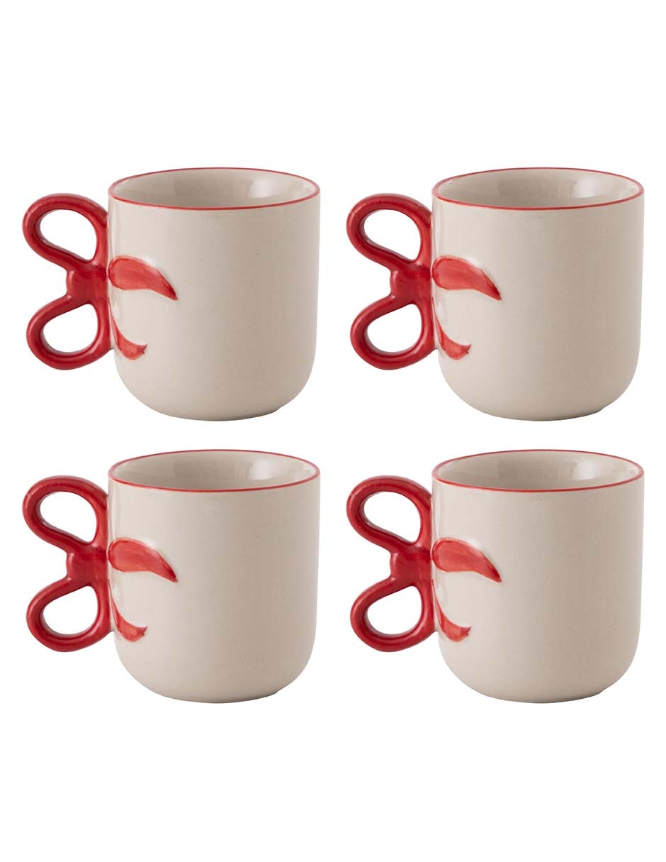 Set de tazas americana Haus Holidays 4 piezas