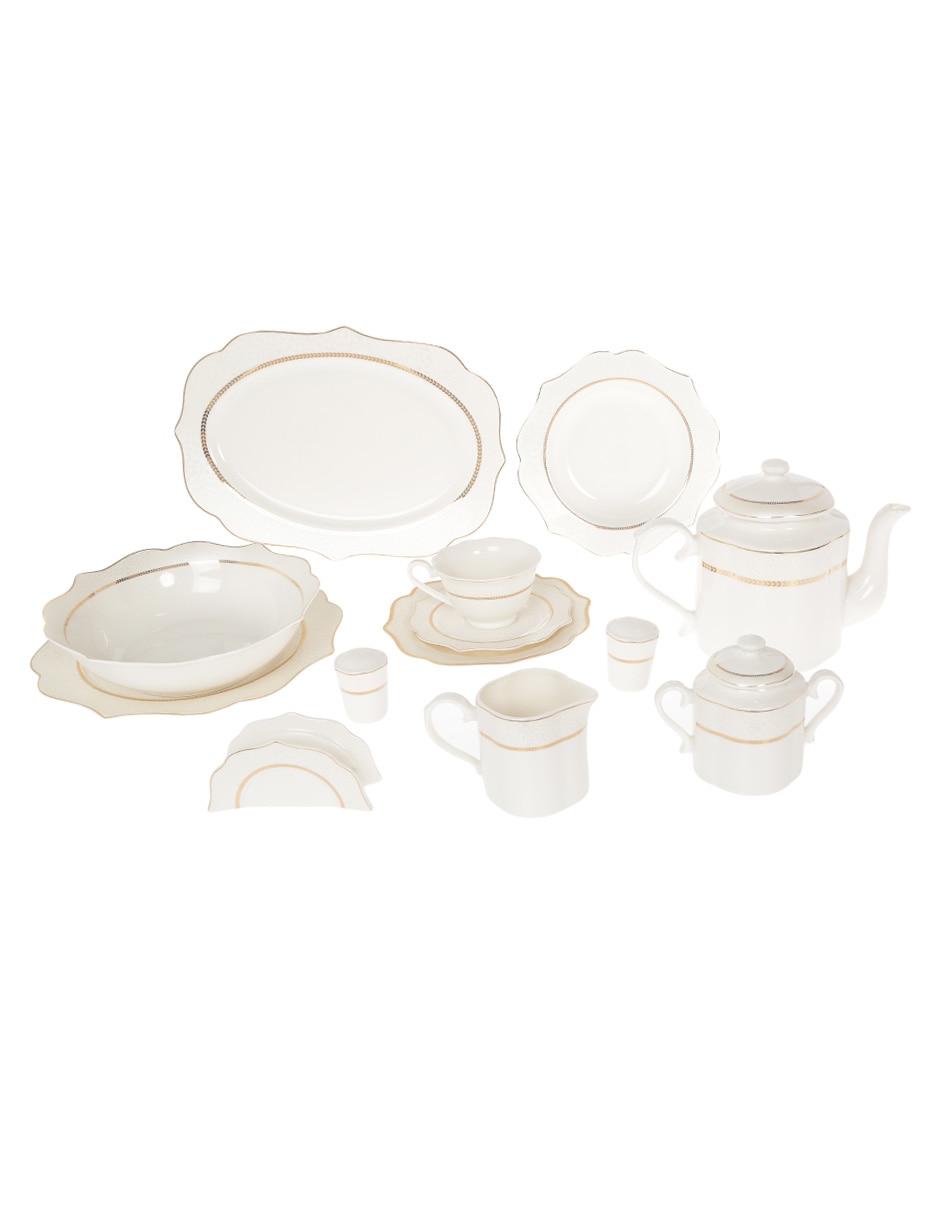 Vajilla Köstlich Daphne de porcelana para 12 personas