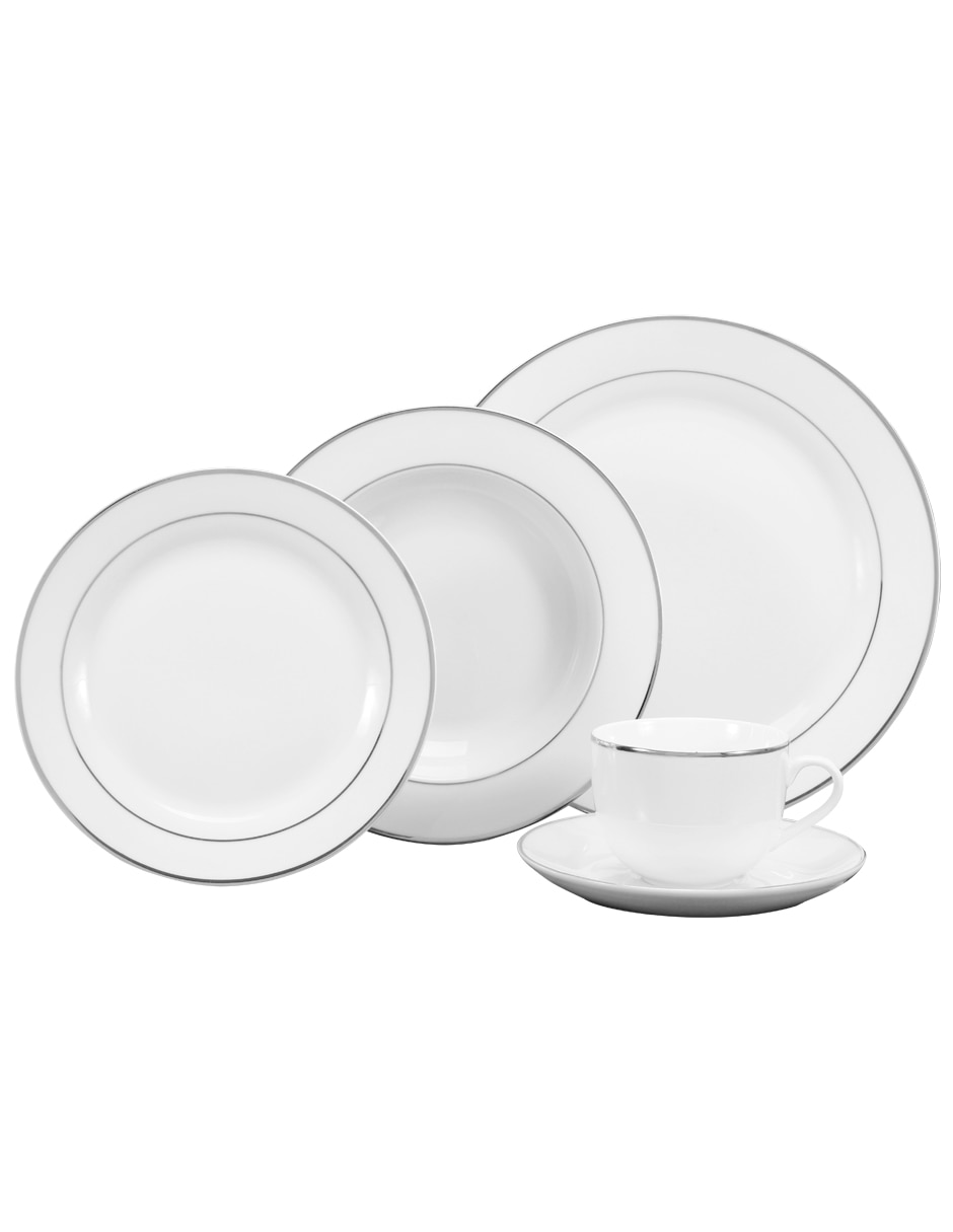 Vajilla Köstlich Santorini de porcelana para 8 personas