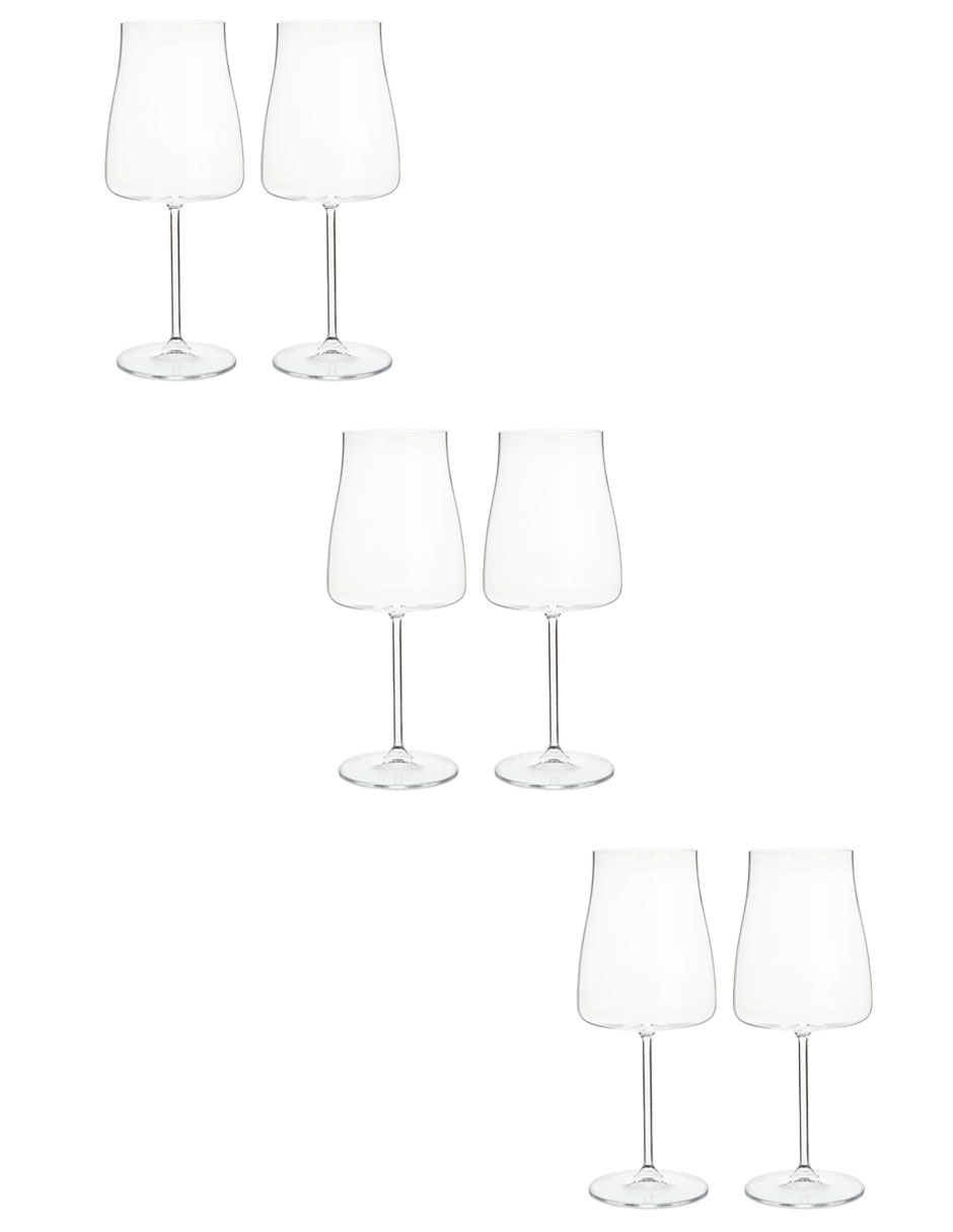 Set de copas para vino Bohemia Alex de cristal 6 piezas