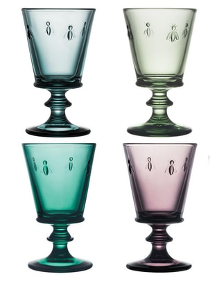 Set de copas para agua La Rochere de vidrio 4 piezas