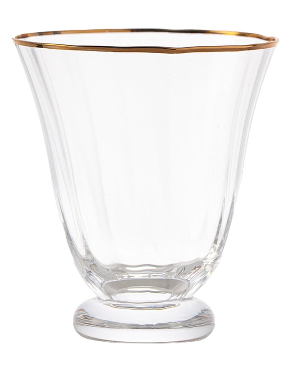 Vaso para agua n narrative de vidrio