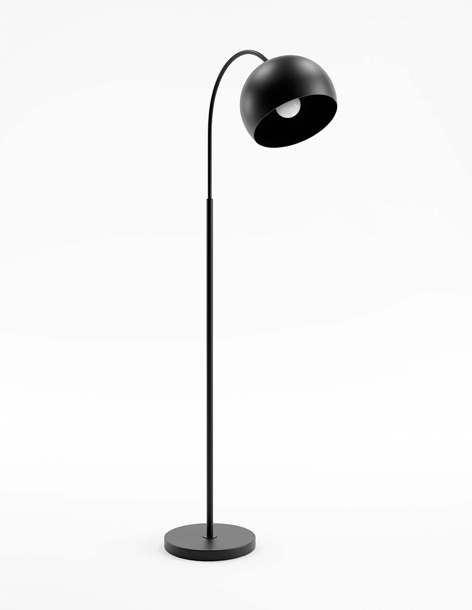 LAMPARA PIE MIDNIGHT METAL