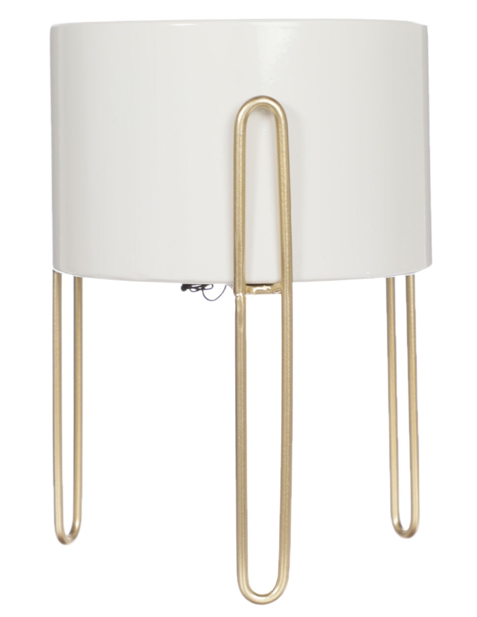MACETA CON BASE KIKA G, BEIGE