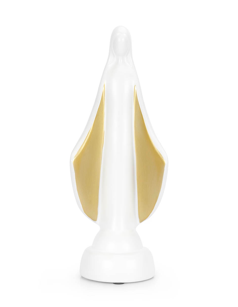 Figura asimétrico Virgen María Crown Baccara de porcelana