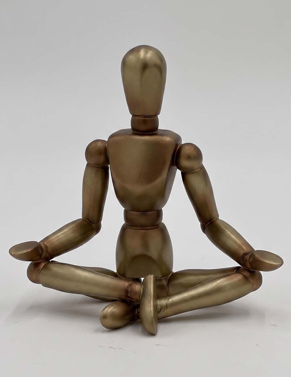 Figura decorativa de figura humana Haus de resina