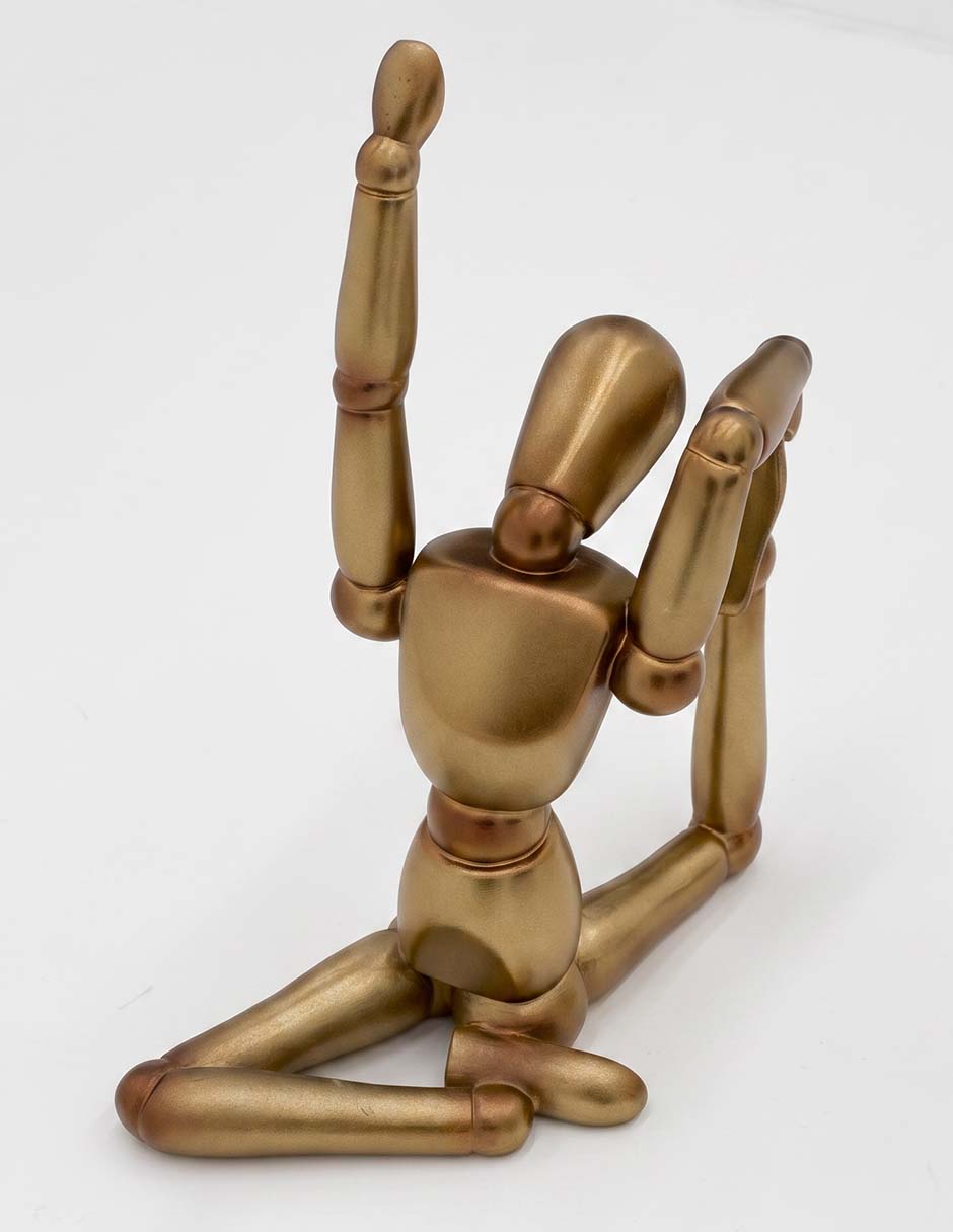 Figura decorativa de figura humana Haus de resina
