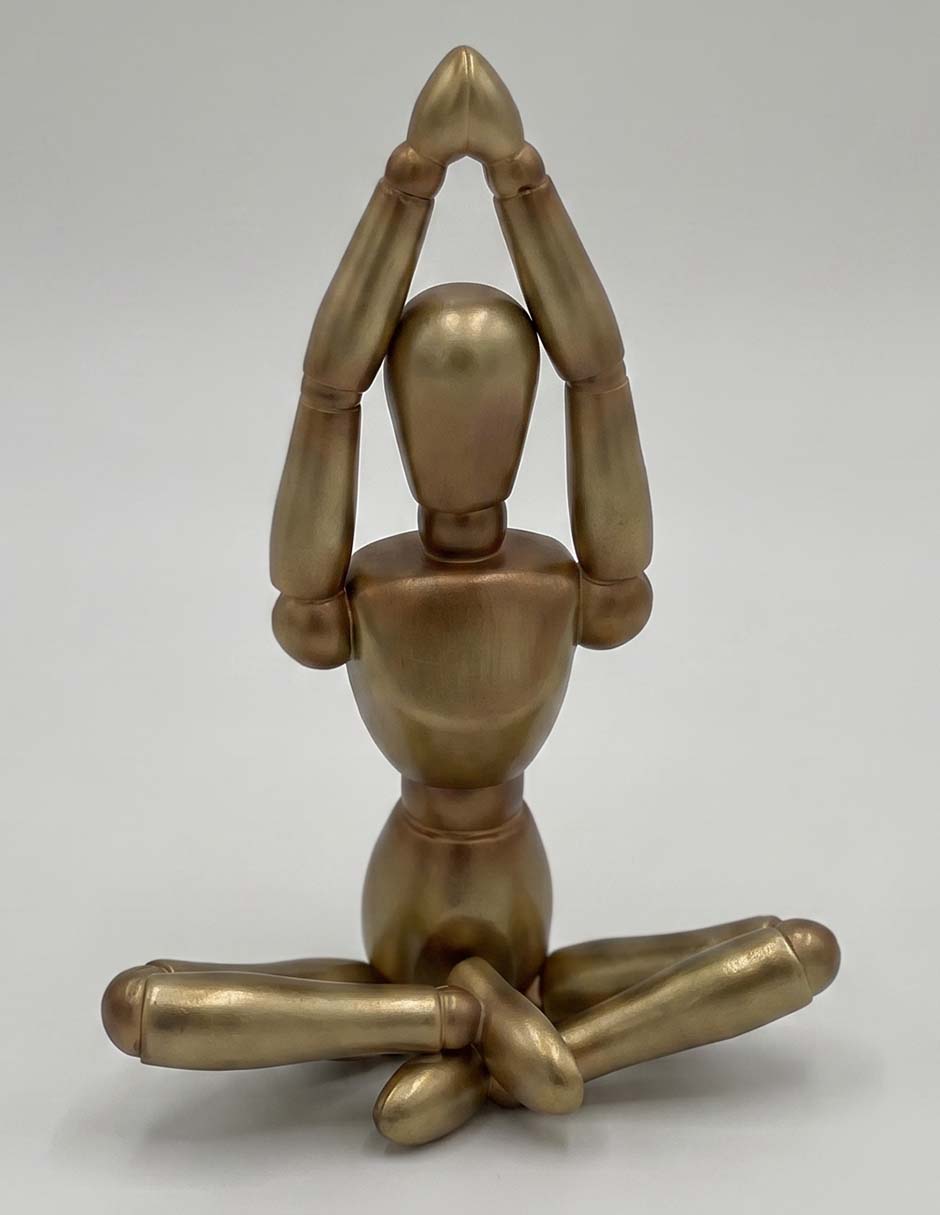 Figura decorativa de figura humana Haus de resina