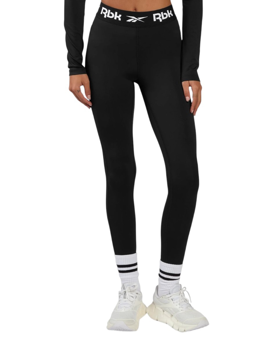 Malla para entrenamiento Reebok Core Fitness Training Ruched Legging compresión alta para mujer