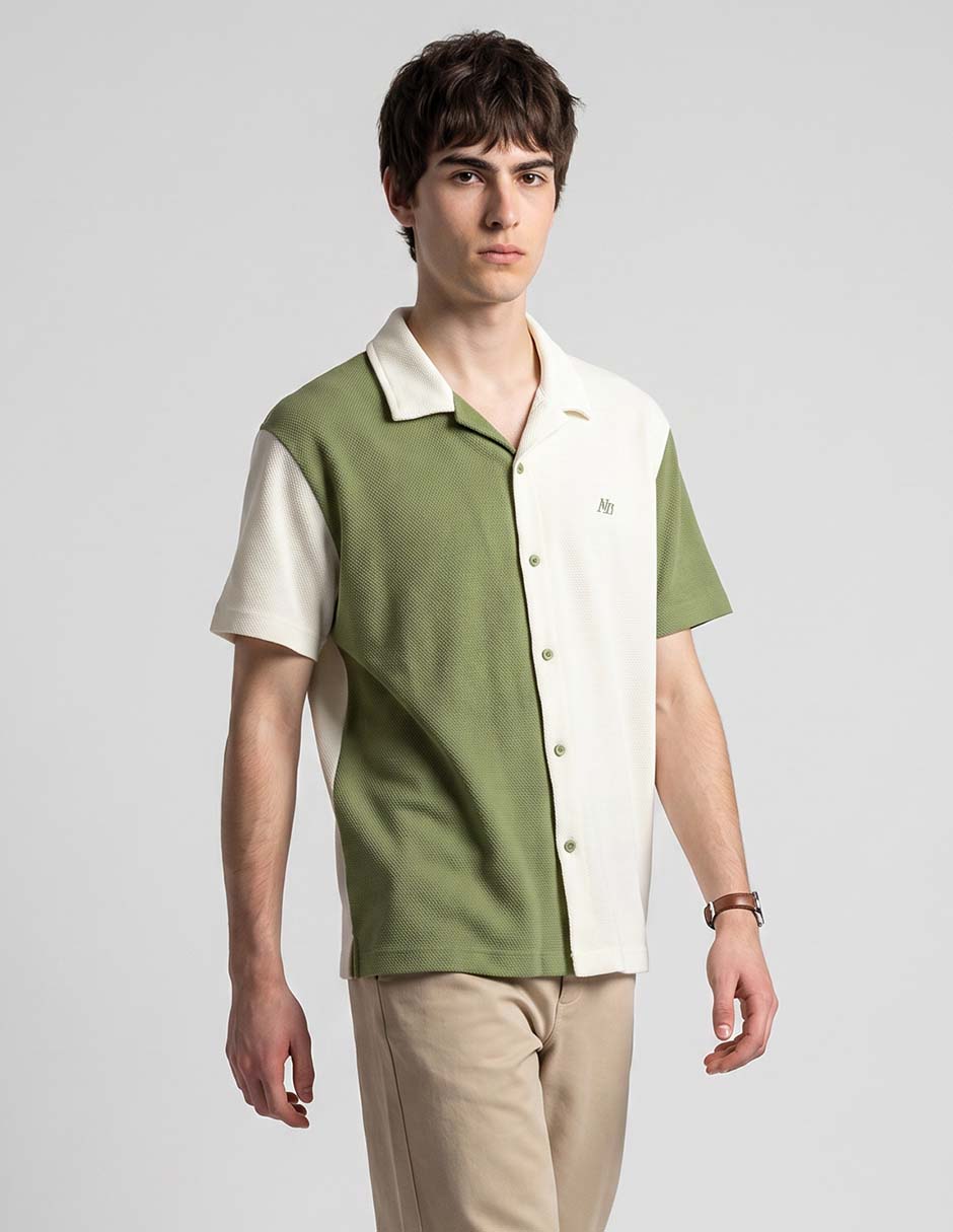 Camisa casual Aéropostale manga corta para hombre