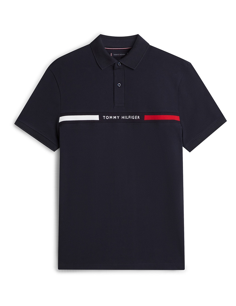 Playera tipo polo Tommy para hombre