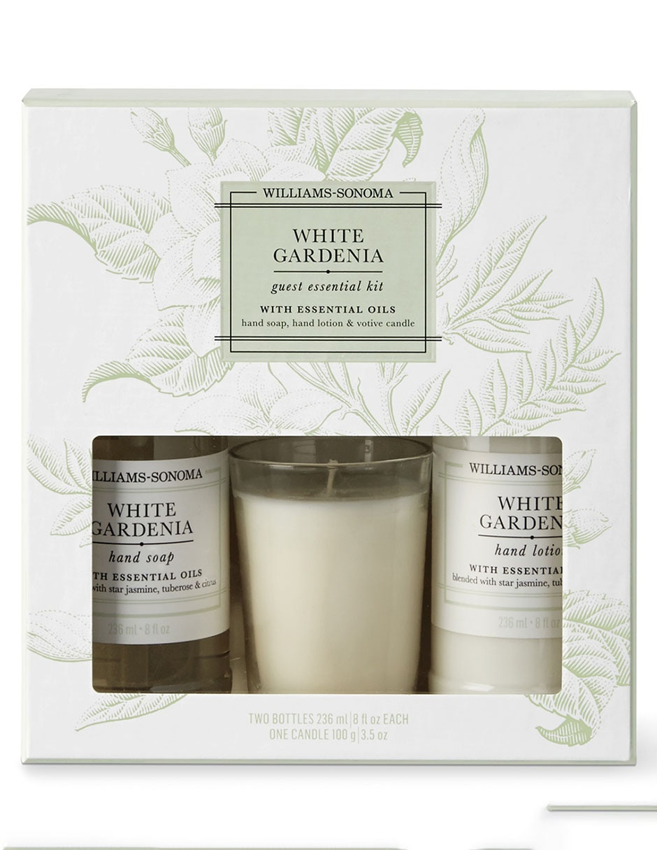 Set de baño para humectar White Gardenia 3 piezas