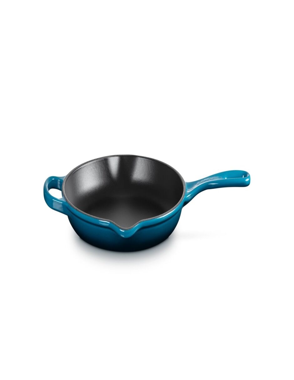 Sartén le creuset deep teal de hierro fundido