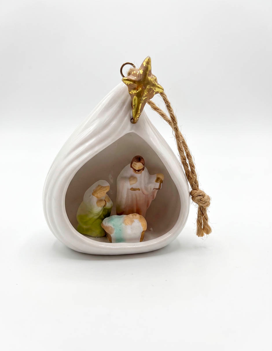 Ornamento navideño nacimiento christmas spirit