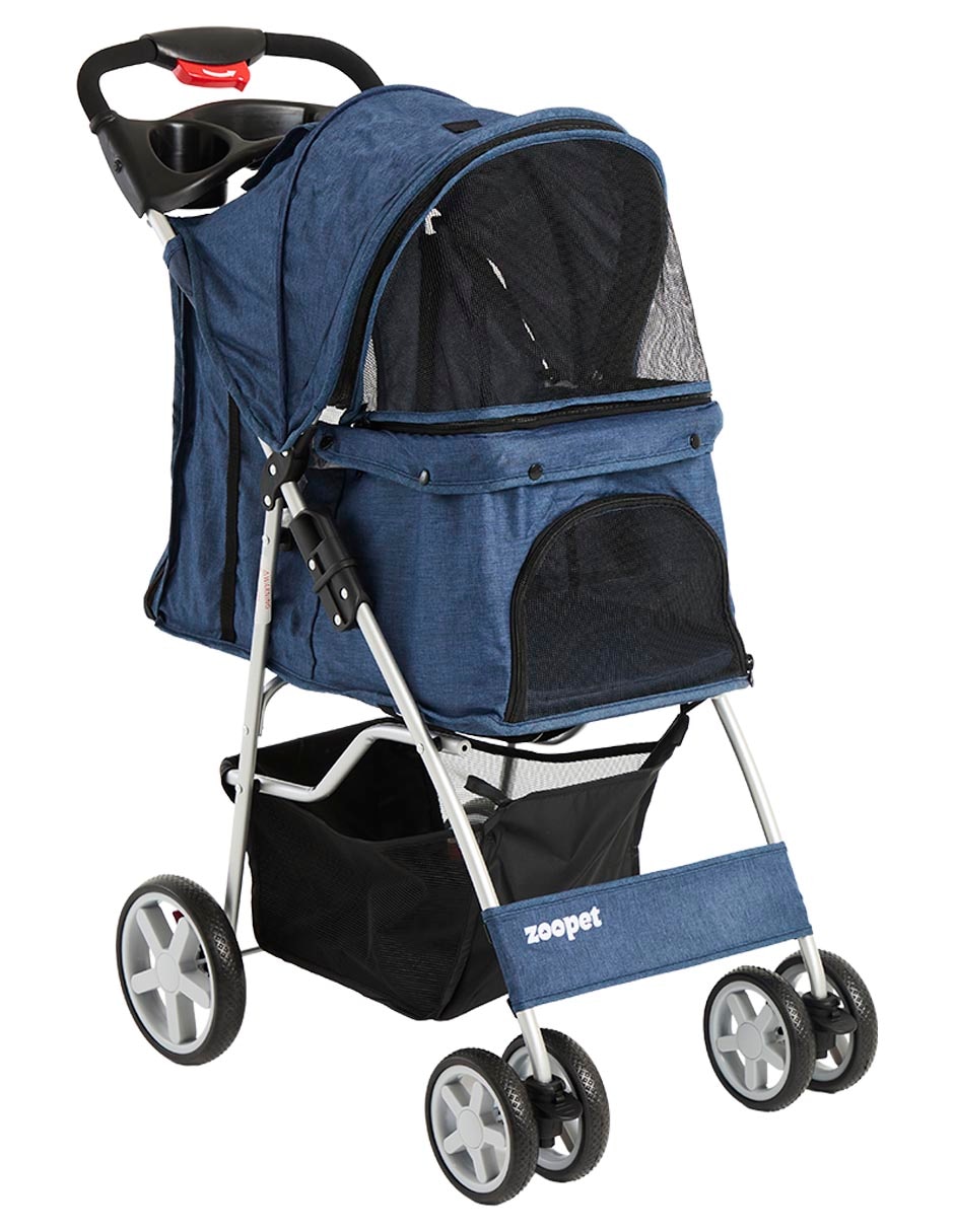 CARRIOLA ZOOPET 4 RUED, UNITALLA, AZUL
