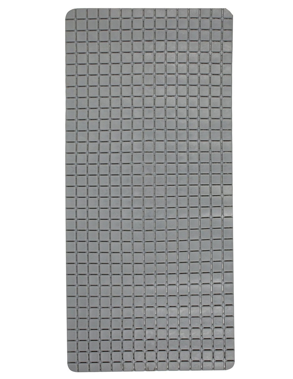 TAPETE P/REGADERA SQUA, ESTÁNDAR, GRIS
