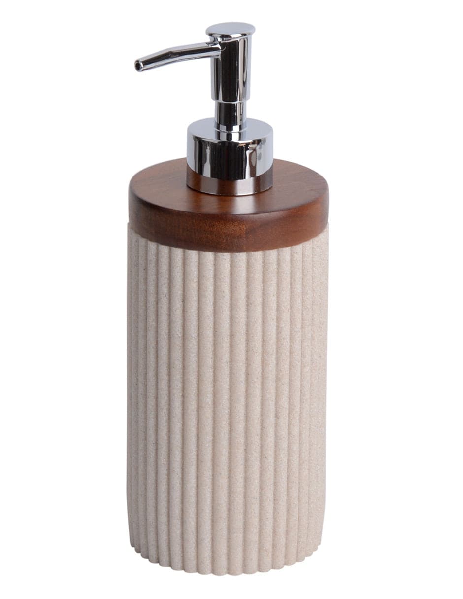 DOSIFICADOR JABÓN STRIPES, M HA, BEIGE
