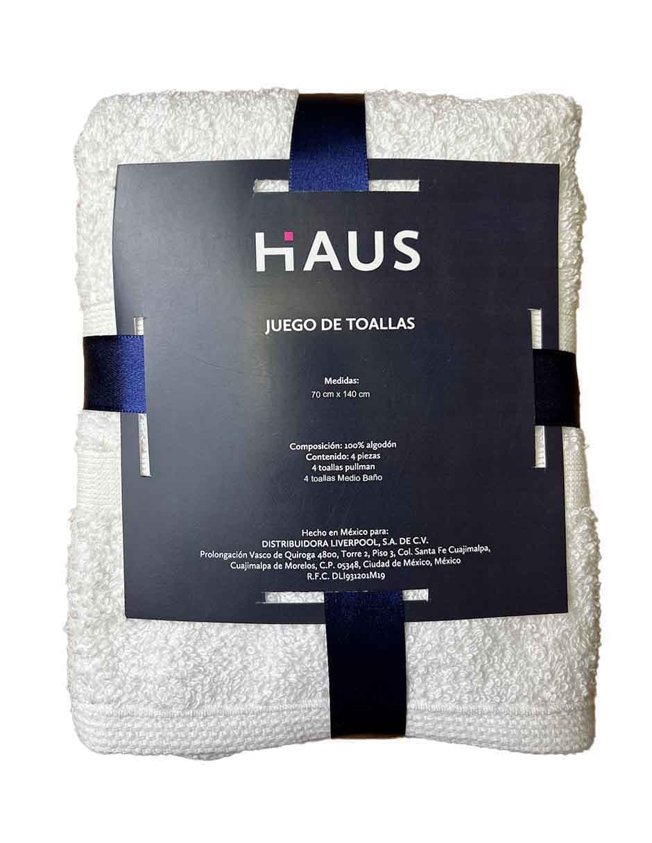 Set de toallas Haus Promos San Serif de algodón