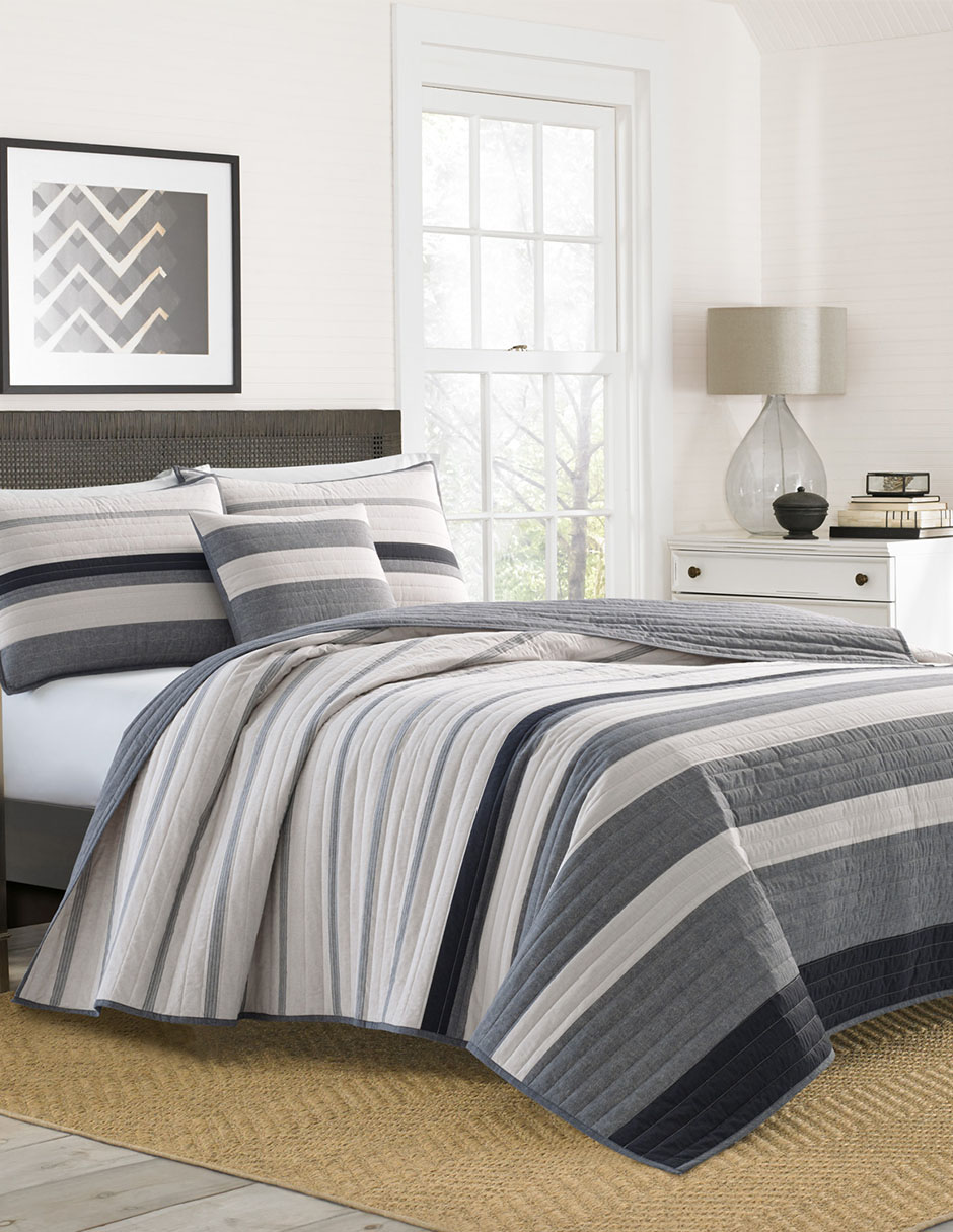 SET COLCHA KELSALL, MAT-QS, GRIS