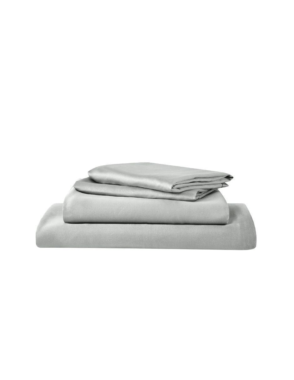 JGO SABANAS BAMBU, QS, GRIS LUUNA