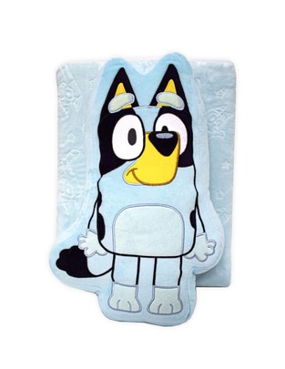 Set frazada y cojin térmica de tejido suave Bluey unisex