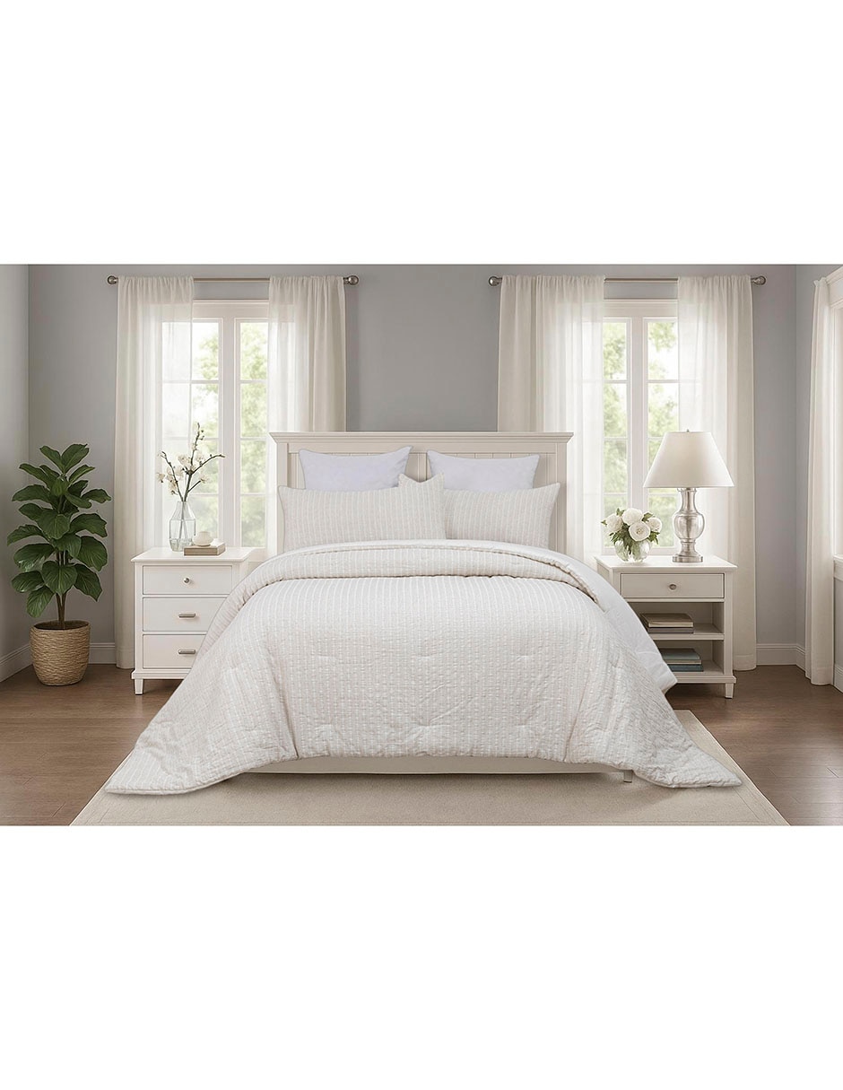 SET EDREDÓN ZEYNEP, IND, BEIGE