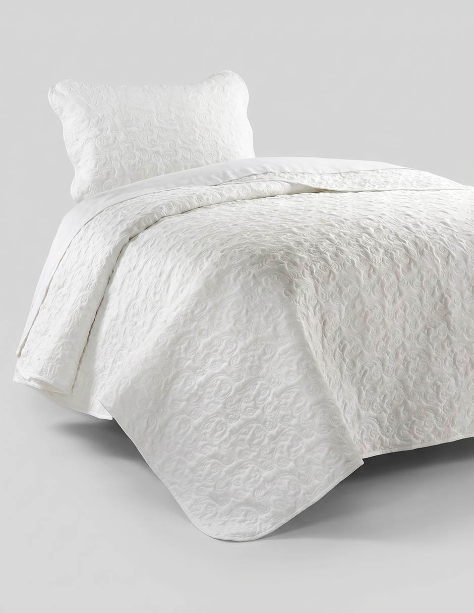 Set de colcha Laura Ashley Felicity White