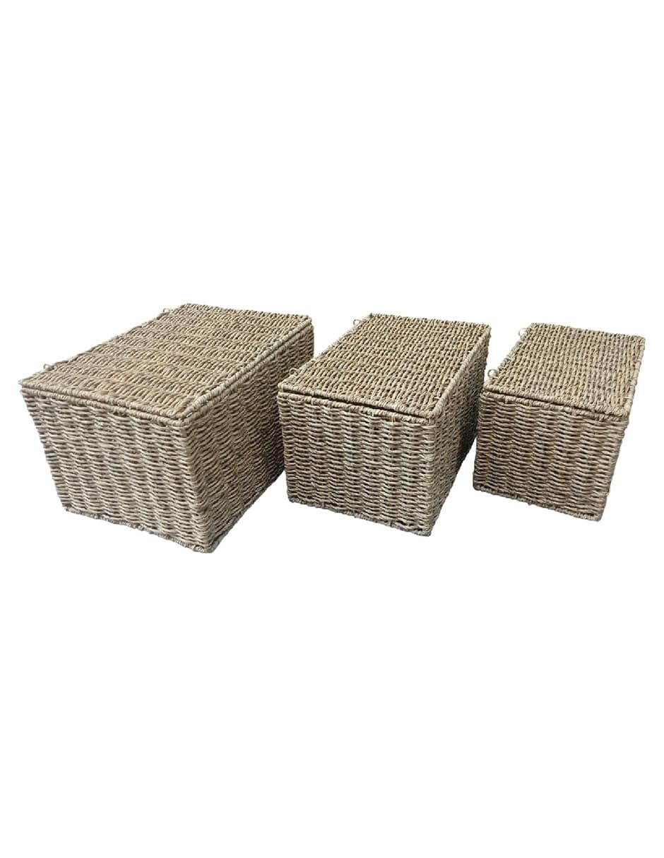 Set Cesto almacenamiento Haus de plàstico