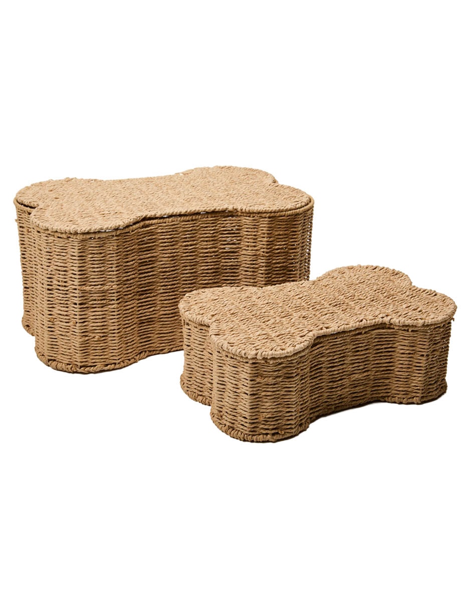 Set cesto almacenamiento para mascota Haus de papel