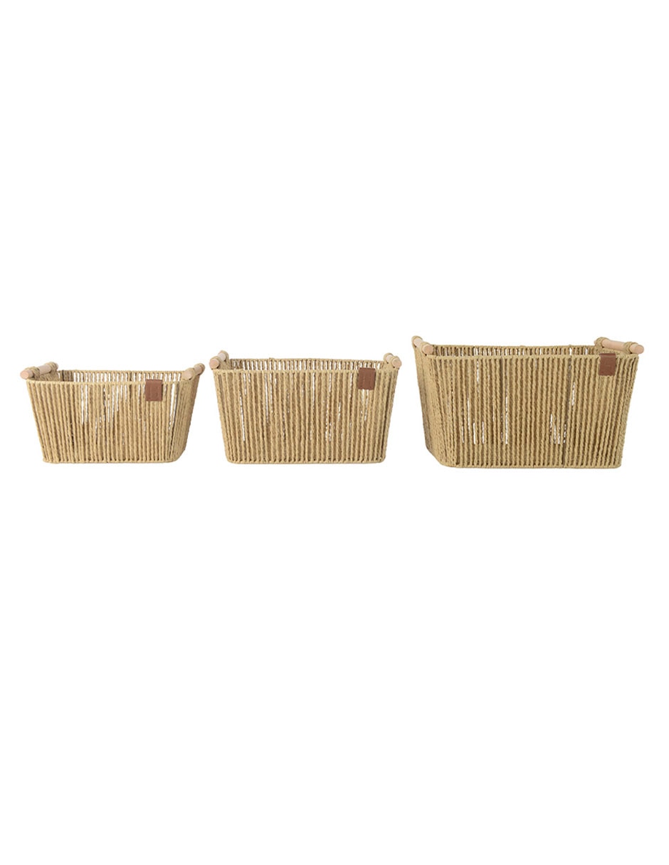 Set cesto de almacenamiento Haus de papel